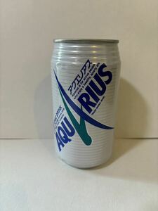空缶 昭和レトロ アクエリアス 1991年製造 レトロ缶 空き缶 当時物 旧車 ブリパイ レトロ