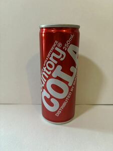  empty can Showa Retro Suntory Cola 1988 year manufacture retro can that time thing empty can old car yellowtail pie retro 
