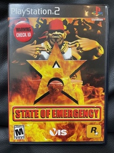 PS2 プレステ2 プレイステーション2 STATE OF EMERGENCY ステート オブ エマージェンシー 北米版