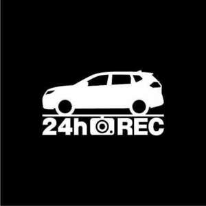 [do RaRe ko] Nissan X-trail [T32 series ] latter term type 24 hour video recording middle sticker 