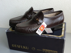  new goods 24.5...... many luck OTAFUKU slip-on shoes magnetism magnetism attaching shoes health shoes Brown GR-110