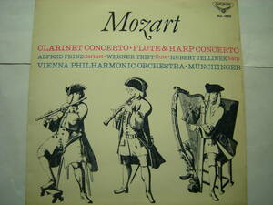1963年盤 モーツァルト・クラリネット協奏曲イ長調 K.622 / フルートとハープのための協奏曲ハ長調 KV.299