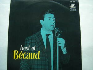 ベスト・オブ・ジルベール・ベコー Best of Gilbert Becaud LP赤盤 HV1150