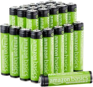 24ps.@Amazon Basic rechargeable battery rechargeable Nickel-Metal Hydride battery single 4 shape 24 piece set ( most small capacity 800mAh, approximately 1000 times use possibility )