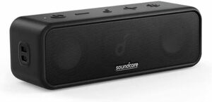 ブラック Anker Soundcore 3 Bluetooth スピーカー/ IPX7 防水/チタニウムドライバー/デュアルパッ