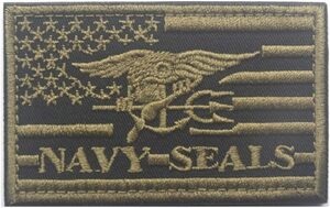 グリーン 刺繍 Phoenix Ikki Navy SEALs ネイビーシールズ 特殊部隊 星条旗 USA アメリカ軍 米国 国旗