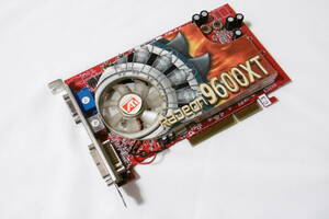 マルチディスプレイ確認 ◆◇◆ AGPグラフィックボード ◆◇◆ ATI RADEON 9600XT 128MB ◆◇◆ RV360 AGP8x DDR 128Bit