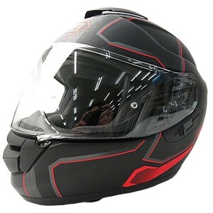 【格安】1,000円～ SHOEI ショウエイ GT-Air フルフェイスヘルメット ブラック系 サイズL(59cm）PSCマーク無し [M5137] 