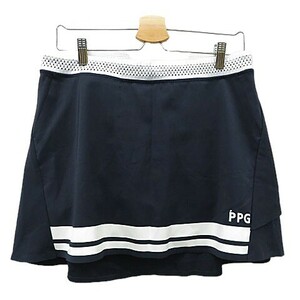 [ дешевый ]1,000 иен ~ PPG PEARLY GATES Pearly Gates внутренний имеется стрейч юбка темно-синий серия размер 2 женский Golf [M5210]