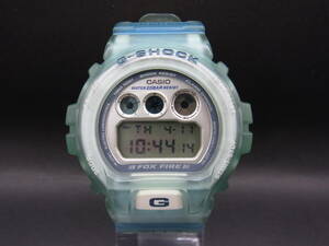 中古腕時計399【CASIO】DW-6900 WCCS マンタ 世界サンゴ礁保護協会モデル スケルトン 三つ目 G-SHOCK Gショック