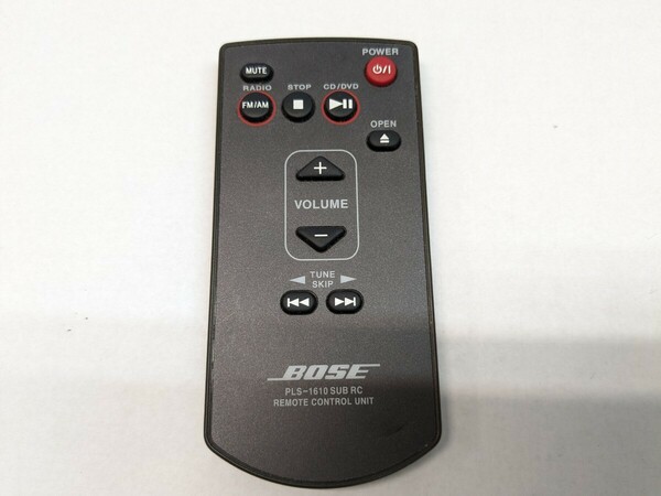 美品完動品　BOSE ボーズ DVDレシーバー PLS-1610用 SUB RC リモコン