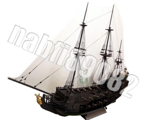  special selection *2019 version Scale 1/34 black pearl sea . Carib sea wooden model kit gorgeous boat model kit stock a little 