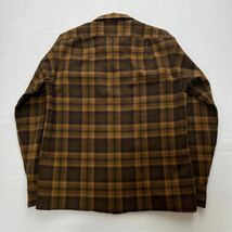 【希少】極上配色 60's PENDLETON オンブレチェックシャツ M_画像4