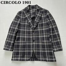 【美品】定価7万 CIRCOLO チルコロ ジャージー テーラードジャケット_画像1