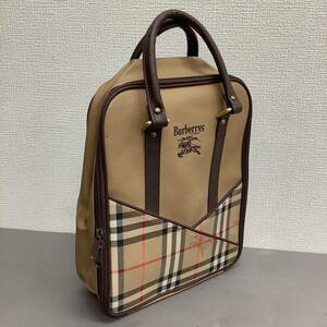 Burberrys バーバリー ゴルフ シューズケース ノバチェック シューズバッグ ハンドバッグ Burberry