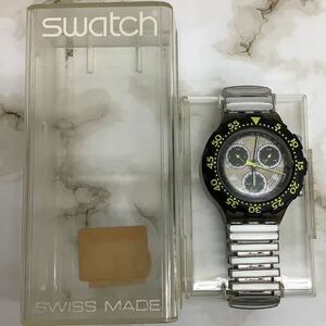 SWATCH スウォッチ クロノグラフ クォーツ 腕時計 