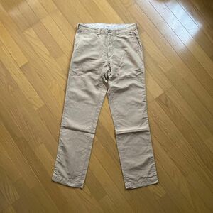 POLO RALPH LAUREN 綿麻パンツ　31inch(79cm) ベージュ系カーキ色