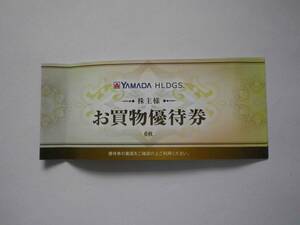 ヤマダ電機 株主優待 500円券2枚 ２０２４年６月末まで有効　送料無料！