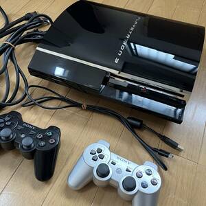 [ 初期型 ] PS3 / 本体 CECHA00 SONY PLAYSTATION3 ソニー プレイステーション コントローラ2個 HDMI1本 充電ケーブル1本 電源ケーブル1本