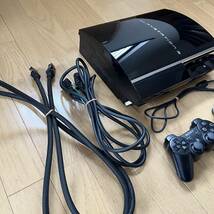 [ 初期型 ] PS3 / 本体 CECHA00 SONY PLAYSTATION3 ソニー プレイステーション コントローラ2個 HDMI1本 充電ケーブル1本 電源ケーブル1本_画像2