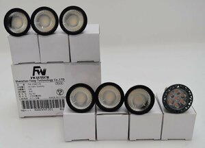 未使用 FWAYTECH LED スポットライト FW-S6WE17 6個 FW-S5WE17B 1個 計7個