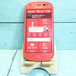 docomo 富士通 F-04J らくらくスマートフォン4 ピンク PINK 本体 白ロム SIMロック解除済み SIMフリー 286886