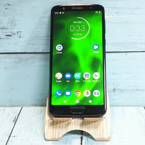 Motorola moto g6 XT1925-7 ネイビー [訳あり] 本体 白ロム SIMロック解除済み SIMフリー 063237