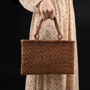  beautiful goods * worker. handmade mountain .. basket bag hand-knitted mountain ... bag basket cane basket new goods 