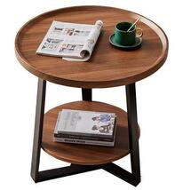 高品質サイドテーブル 丸形 別荘 卓 ナイトテーブル リビング 北欧 木製 コーヒーテーブル 贅沢_画像4