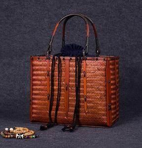  new goods appearance * bamboo product bamboo braided bag bamboo skill .. bamboo compilation . case . handbag bamboo product 