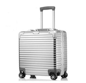  beautiful goods * suitcase * carry bag * silver * aluminium Magne sium alloy *TSA lock installing business travel bag light weight waterproof 