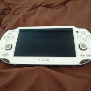 PlayStation Vita 3G/Wi-Fiモデル クリスタル・ホワイト 限定版 PCH-1100 AB02