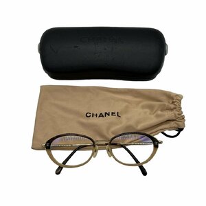 CHANEL シャネル 2159 C.429 50ロ18 135 ココマーク 度入り 眼鏡 メガネ ブラウン系 イタリア製