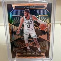 2019-20 PANINI OBSIDIAN JAYSON TATUM ELECTRIC ETCH ORANGE 50枚限定　04/50_画像1