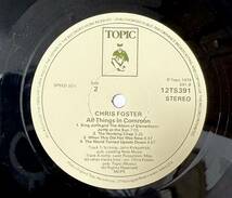 Chris Foster All Things In Common (1979) / UKフォーク / 英国フォーク / トラッド / プログレ/ FOLK / ROCK / UK オリジナル _画像6