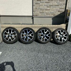 1 jpy ~! Toyota Yaris original option 16 -inch 6J +45 PCD100 185/55R16 Vitz aqua feel da- eko Piaa EP150 radial 