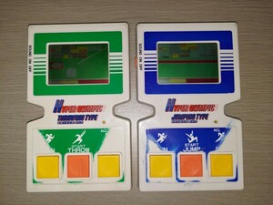 バンダイ/BANDAI ハイパーオリンピック/ HYPER OLYMPIC　スローイングタイプ、ジャンピングタイプ　2個セット　ゲームウォッチ　LSI GAME