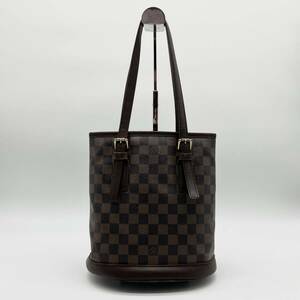 1円〜 LOUIS VUITTON ルイヴィトン　ダミエ エベヌ マレ トートバッグ ショルダーバッグ 肩掛け　ワンショルダー　