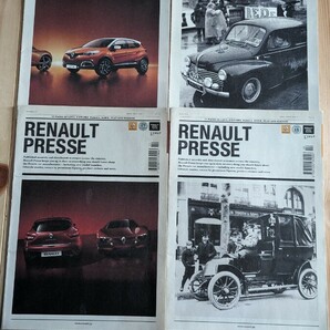 ４点セット Renault presse ルノー 広告 オマケ付き 送料無料