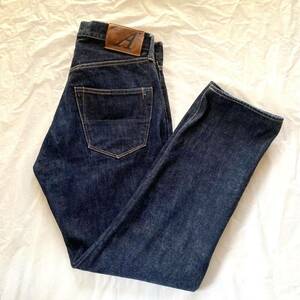 ANATOMICA 618 TAPERED DENIM サイズ32ジーンズ テーパードデニム LEVI’S XX ボタンフライ 1947年モデル 隠しリベット 赤耳 32