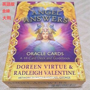 大判　エンジェルアンサー　ドリーンバーチュー　オラクルカード　タロット　英語版　English ver. Oracle card 