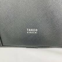 【美品】 TAKEO KIKUCHI タケオキクチ　ベーシック ビジネスバッグ　ブラック　メンズ_画像2