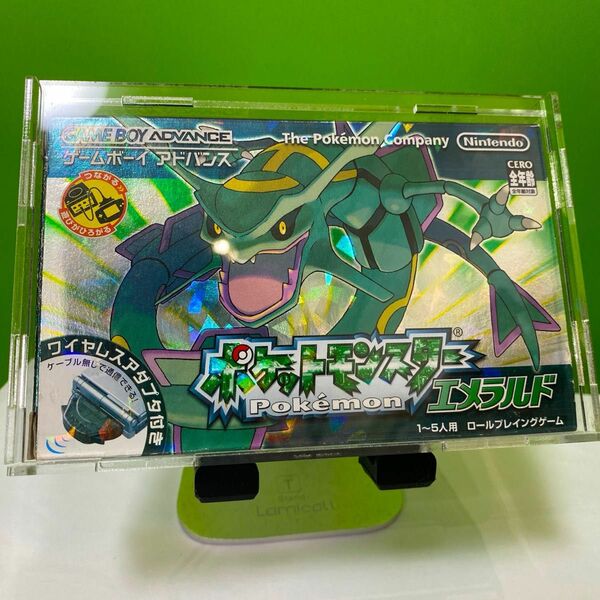 ポケットモンスター　エメラルド ★★★美品　ワイヤレスアダプタ同封 ■電池新品交換済み　 ゲームボーイアドバンス　ソフト 任天堂