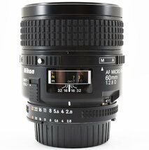 Nikon Ai AF MICRO NIKKOR 60mm f/2.8 D マクロレンズ [現状品・美品] フルサイズ対応_画像9