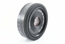 CANON EF-S 24mm f/2.8 STM 薄型パンケーキレンズ [美品] レンズポーチ フィルター付き_画像4