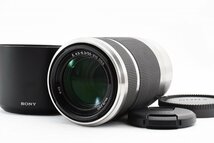 Sony SEL55210 55-210mm F/4.5-6.3 OSS シルバー Eマウント [美品] レンズフード付き 望遠ズームレンズ 手ぶれ補正_画像1