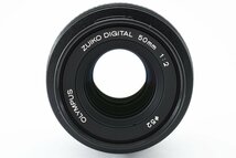 Olympus ZUIKO DIGITAL 50mm f/2 ED Macro マクロ フォーサーズマウント [美品] LH-55 レンズフード フィルター付き_画像3