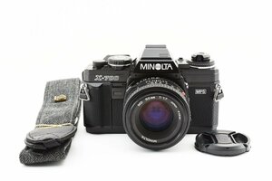 Minolta X-700 MPS 35mmフィルムカメラ ブラック + MD 50mm F1.7 レンズセット [現状品] ストラップ付き