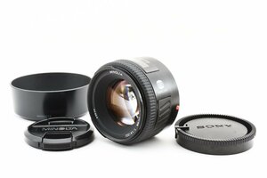 Minolta AF 50mm f/1.4 Newタイプ Sony Minolta αマウント Aマウント [美品] レンズフード付き