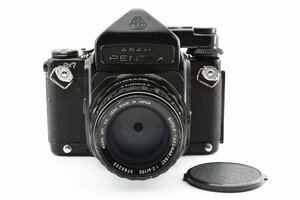 Pentax Asahi 6x7 67 TTLファインダー ミラーアップ 中判フィルムカメラ + Super Takumar 105mm f/2.4 レンズセット [美品]